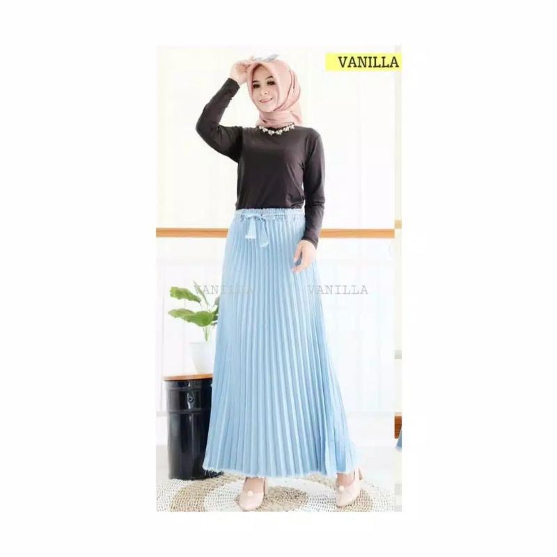 SKINE / ROK JINS PLISKET / JINS PLISKET TERBARU PAKAIAN WANITA-2