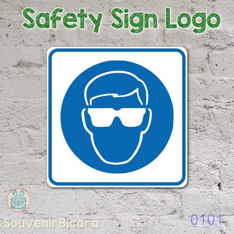 Custom Logo Simbol Safety Sign Label Petunjuk K3 EESH - Gunakan ...