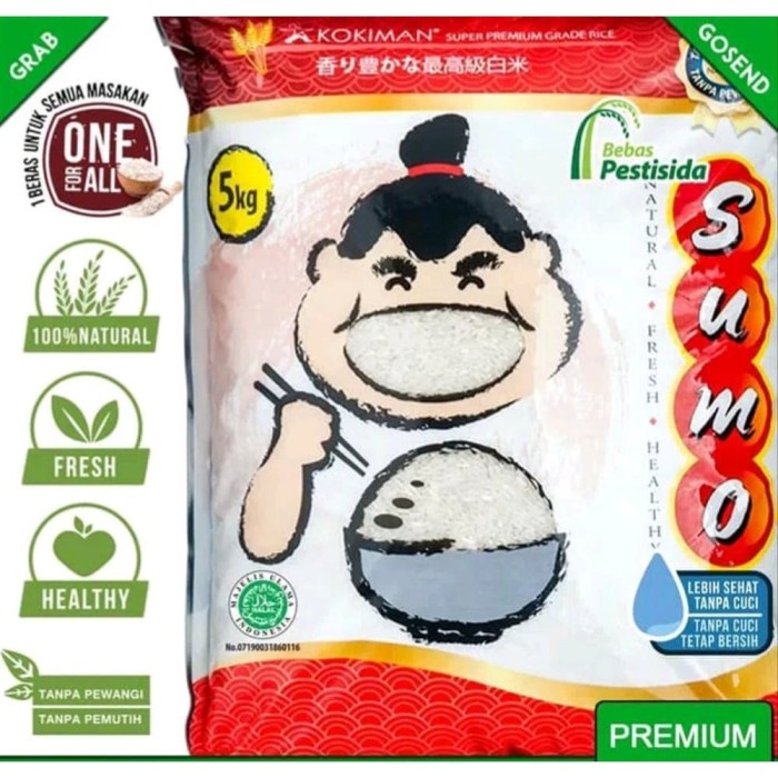 

978EqW Beras Sumo Putih Pulen Wangi Rice White Best Quality 5Kg WQ0112