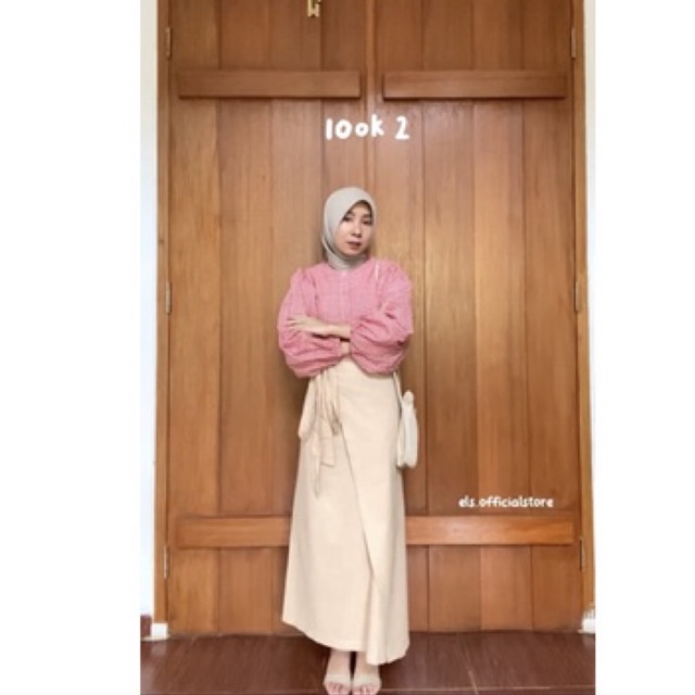 WRAP SKIRT LINEN | ROK LILIT POLOS | ROK KONDANGAN | ROK PANTAI| ROK LILIT LINEN |MIDI SKIRT READY BISA LANGSUNG KIRIM (BACA DESKRIPSI)