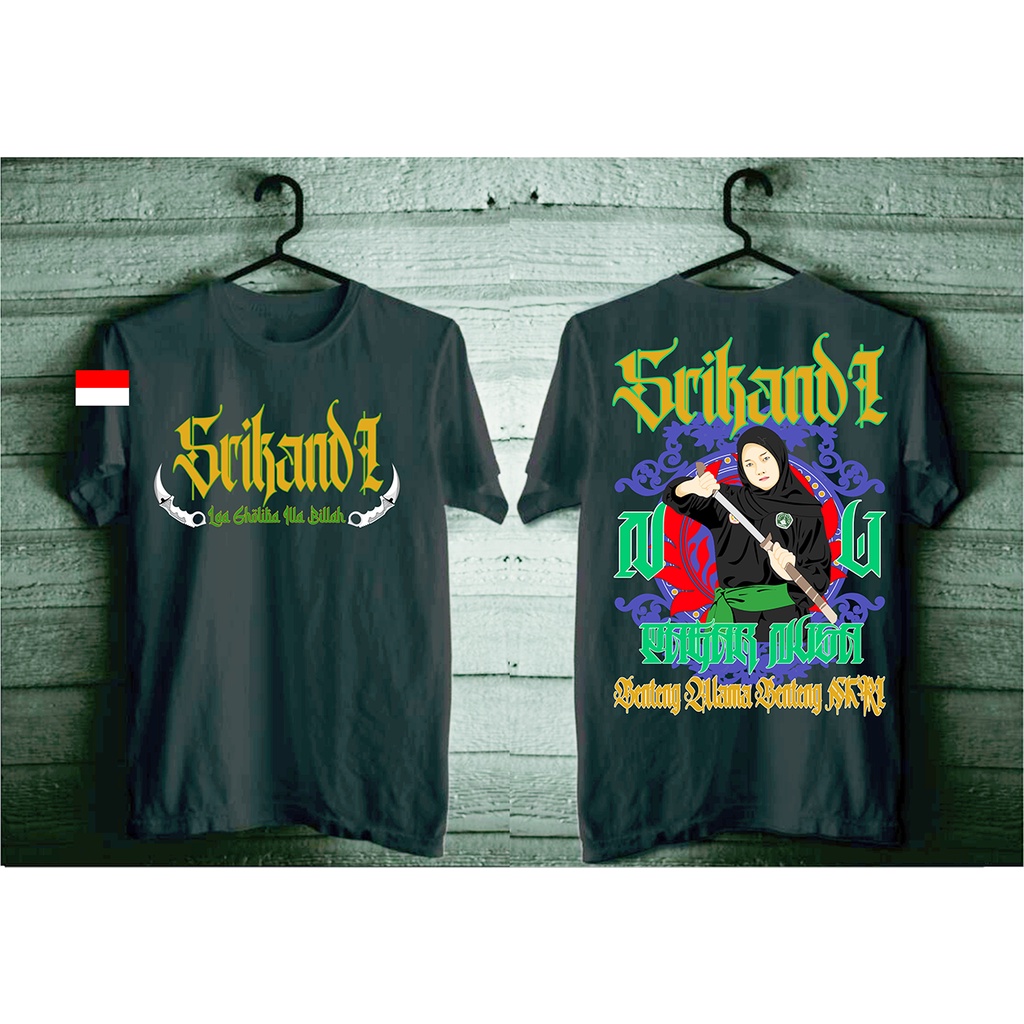 Kaos Srikandi Pagar Nusa NU Benteng NKRI-Hitam