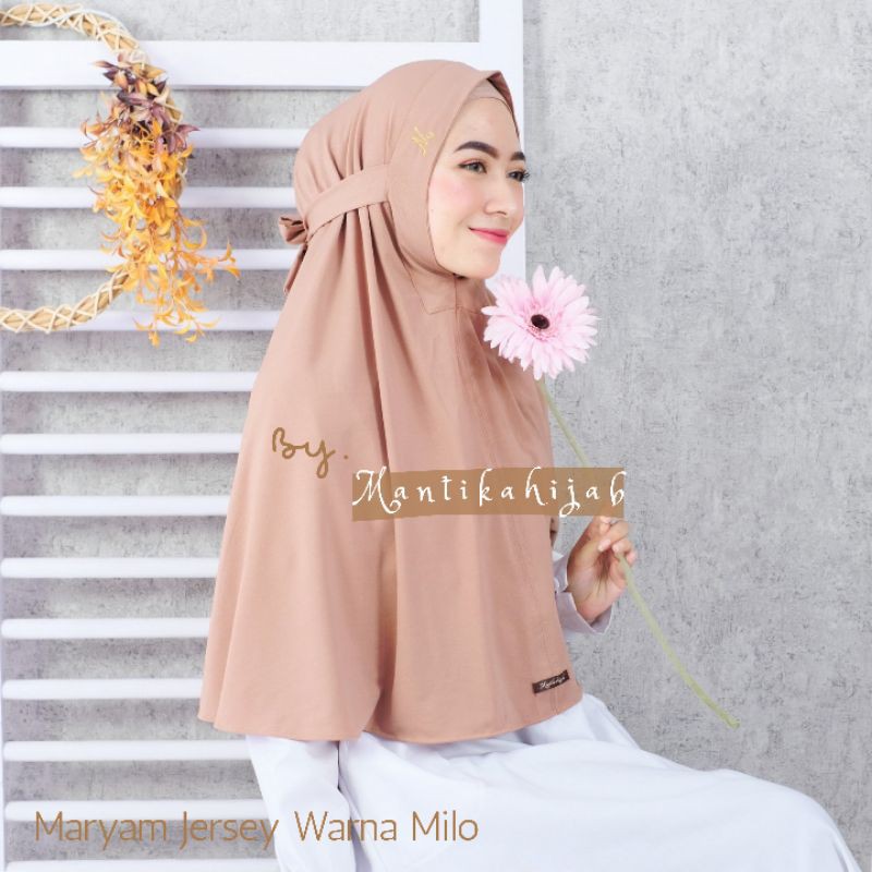 MARYAM JERSEY BERGO TALI HIJAB INSTAN ORIGINAL JERSEY SUPER NON PER-4