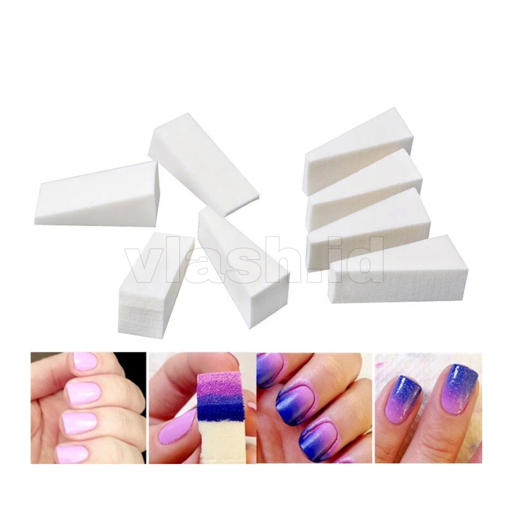 1 PCS SPONGE OMBRE SEGITIGA - OMBRE NAIL SPONS