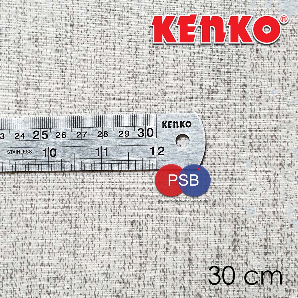 

Penggaris Besi Kenko 30 cm / Stainless Steel Ruler