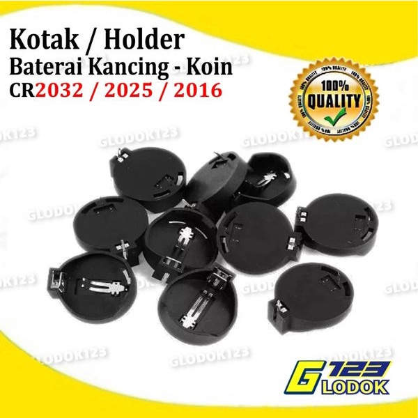 Kotak Holder Tempat Batre Battery Baterai Koin Coin CR 2032 2025 2016