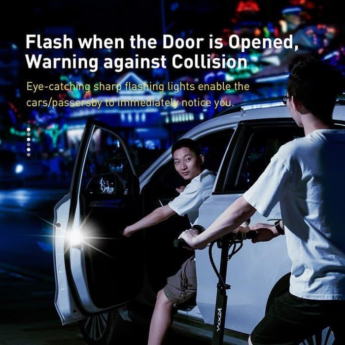 Baseus LED Safety Lamp Car Door Warning - Lampu Putih Lampu LED