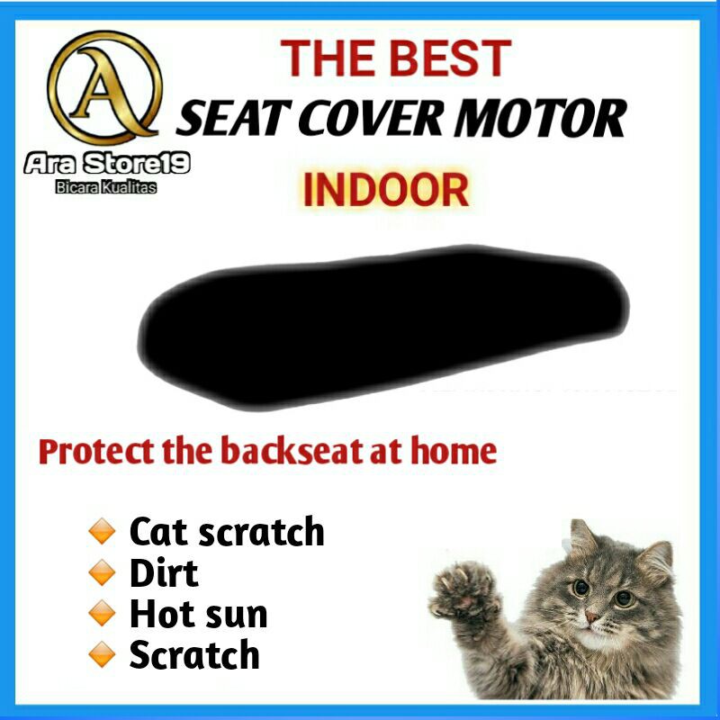 Cover Jok Sarung Penahan CAKARAN KUCING NMAX PCX AEROX VARIO SCOOPY Beat Genio  Mio Spacy Universal / Terlaris / Anti cakaran kucing