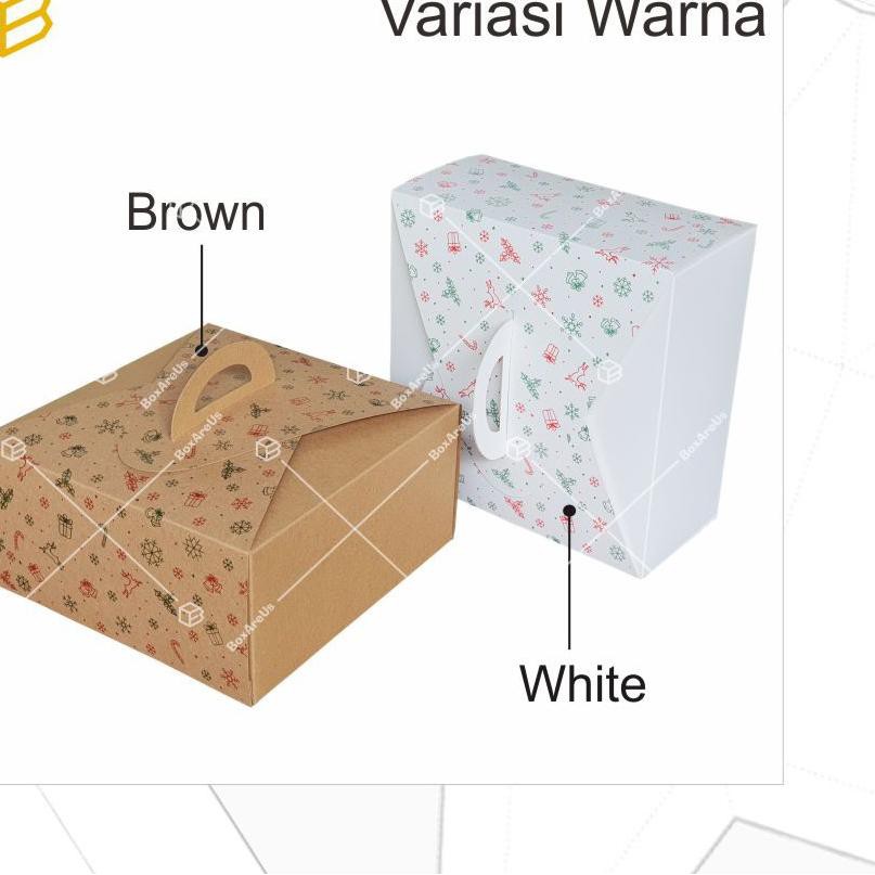 

Terbaik Box Kue Cake Packaging Natal Christmas Hampers Kemasan Kotak Dus Bolu | 42512 B-Natal ..