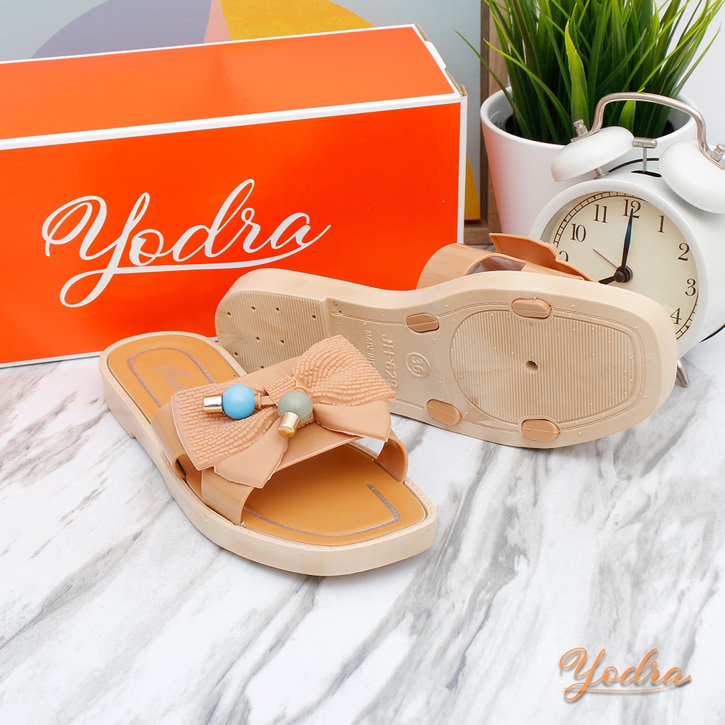 Yodra Juniper Flip Flop Jelly Shoes Import YDR117 Real Pict TANPA KOTA SEPATU