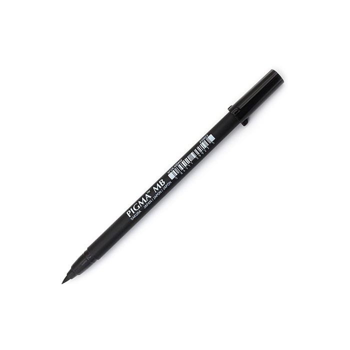 

kaligrafi-perlengkapan- sakura pigma professional brush pen - medium - black -perlengkapan-