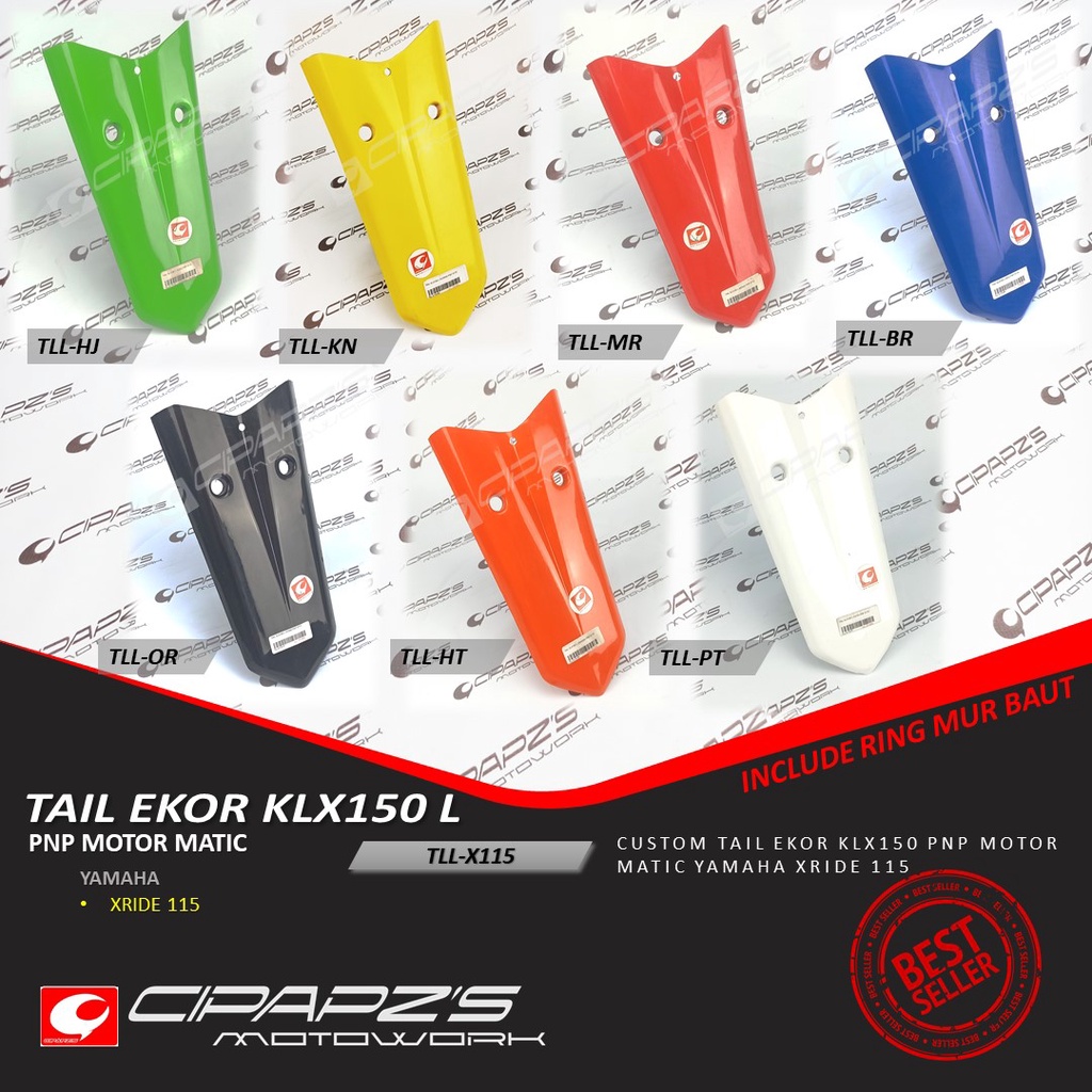 Ekor atau tail KLX 150 LONG PNP X-RIDE 115