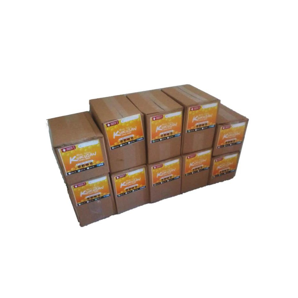 

Madu Hutan asli murni multiflora apisdorsata harga reseller merek Kukusan 600 ml 1 karton