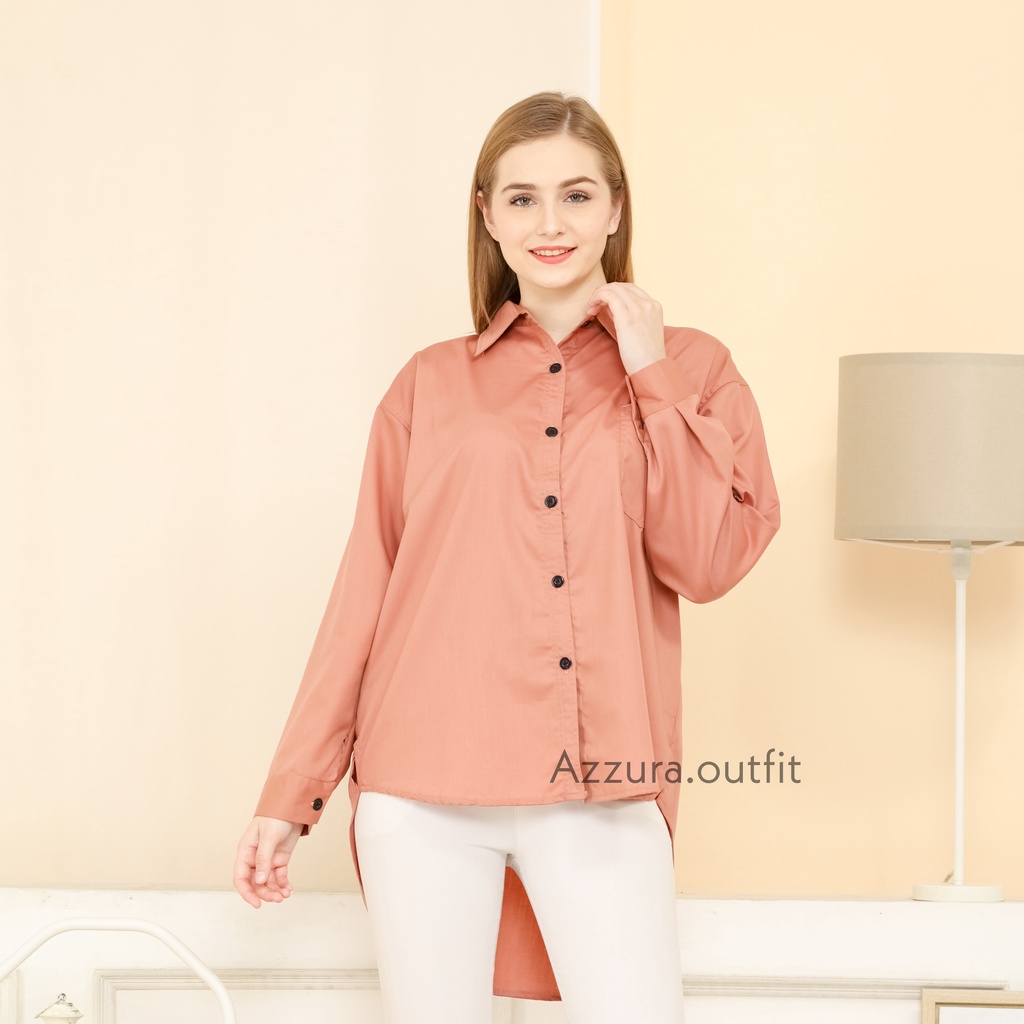 Baju Atasan Blouse Wanita Bahan Jumbo 3L/XXXL Toyobo Import Premium (Sheryl)