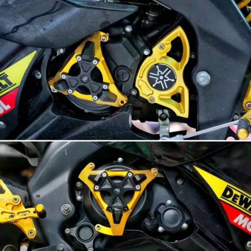 Tutup Mesin Tutup Blok Mesin Cnc Vixion,R15 V2,Xabre, Mx King