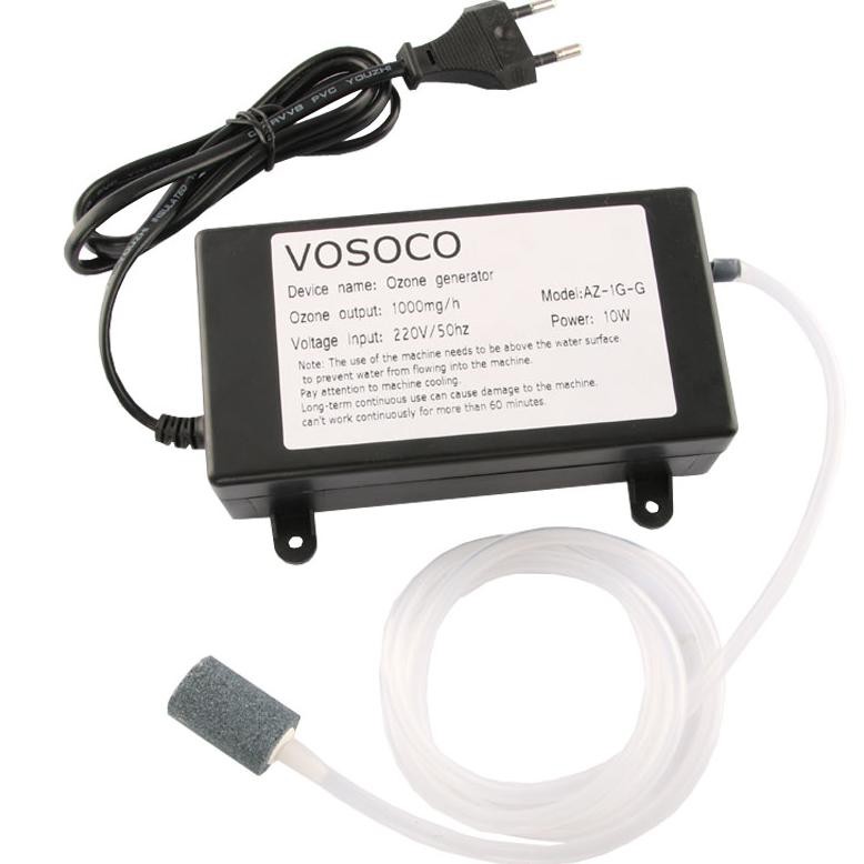 Grab Medan VOSOCO Ozone Generator Water Air Purifier Sterilizer 1000mg - AZ-1G-G - Black