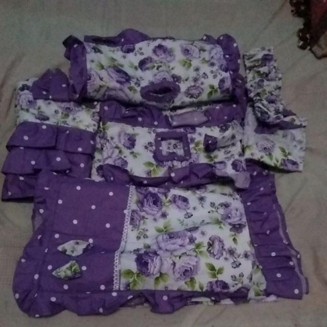 Preorder Kitchen Set Annisa Ungu / Shabby Shabbychic Bunga / Putih Vintage / Home Set Dapur Homeset