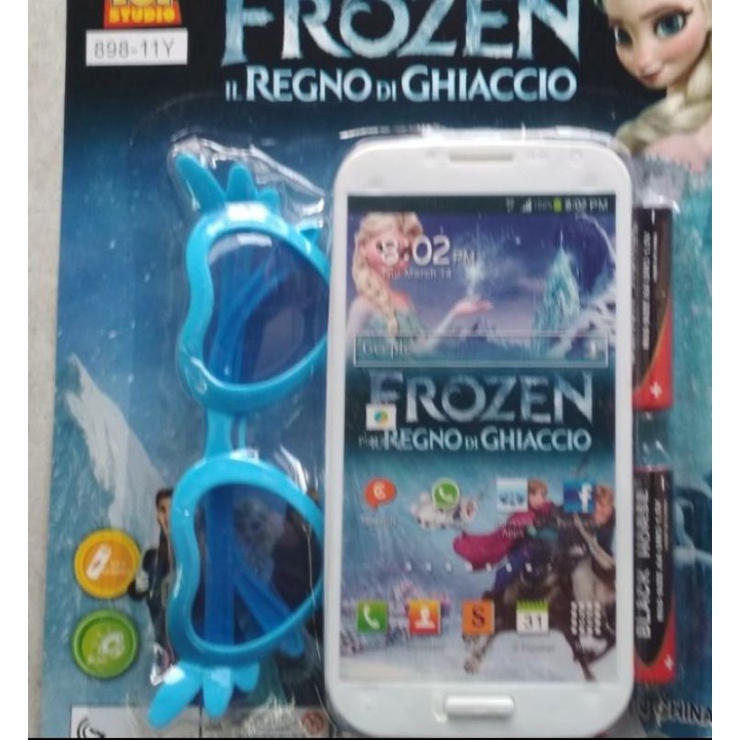 mainan anak hp frozen
