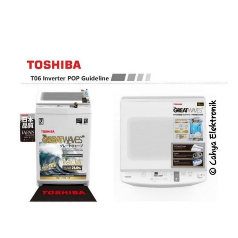 TOSHIBA MESIN CUCI OTOMATIS Aw j800 TOP