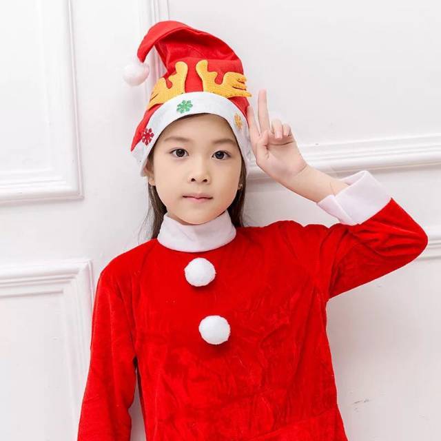 TOPI NATAL RUSA MURAH DEWASA PREMIUM CHRISTMAS HAT RAINDEER GROSIR AKSESORIES NATAL MURAH