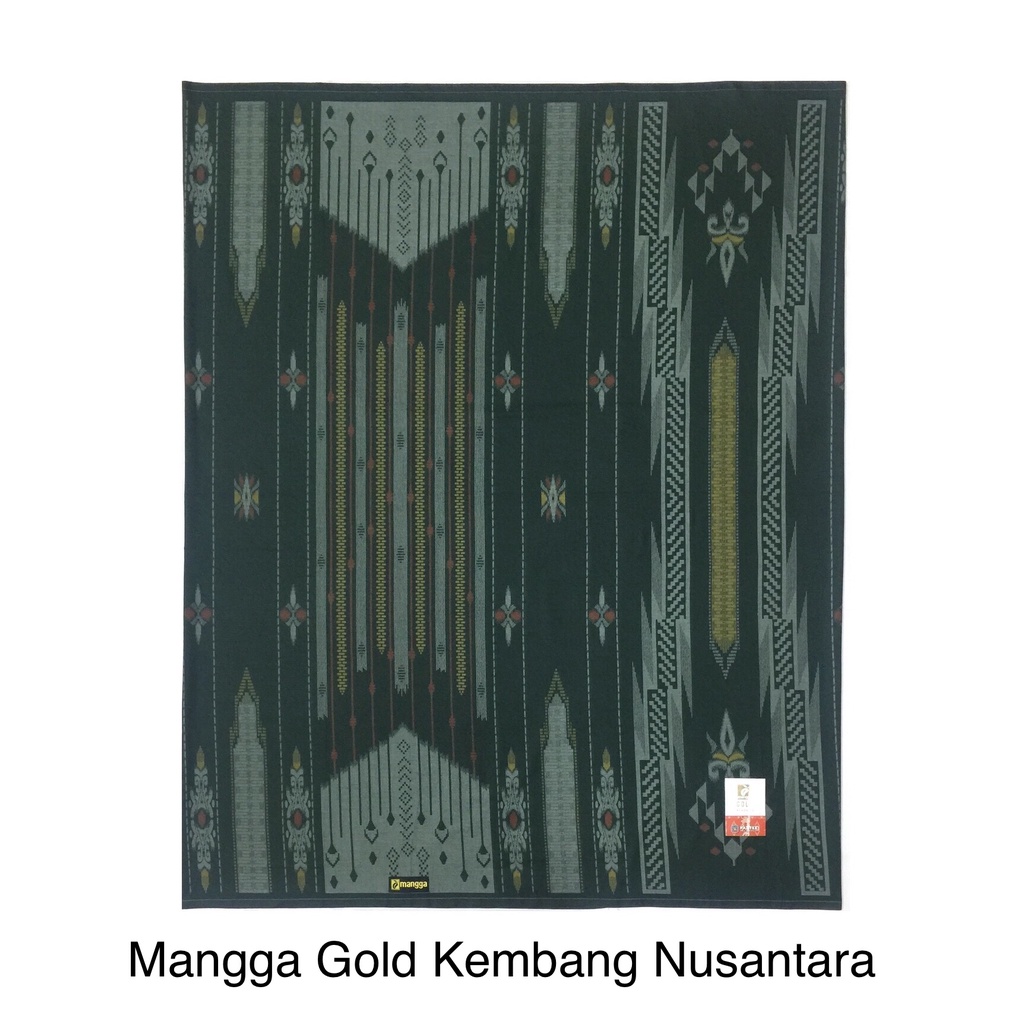 Grosir 10pc - Sarung Mangga Gold Kembang Nusantara