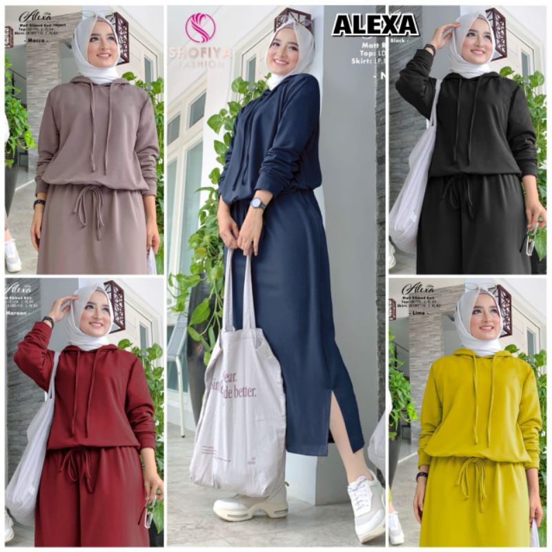 Alexa Set Rajut Knit Best Seller Cantik by any Shofiya