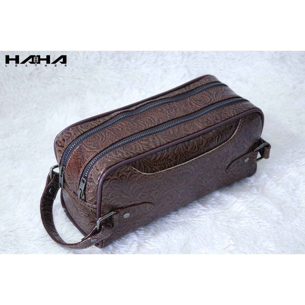 Pouch LOVIO Kulit Asli Handbag Hand Bag Clucth kulit Cewek Cowok Laki Perempuan Pria Wanita