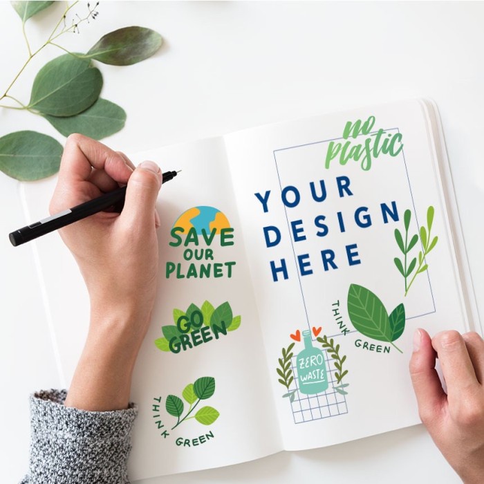 

Wow Stiker Journal Go Green Zero Waste Notebook Diy Binder Planner Bujo Gilaa!!!