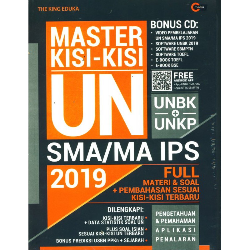 Master Kisi-Kisi UN SMA IPS 2019 Bonus CD Cmedia