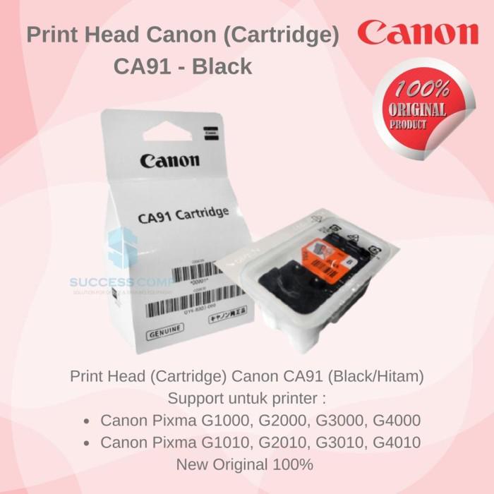 Head Cartridge Tinta Canon Ca91 Printer G4010 G3010 G2010 G1010 Black