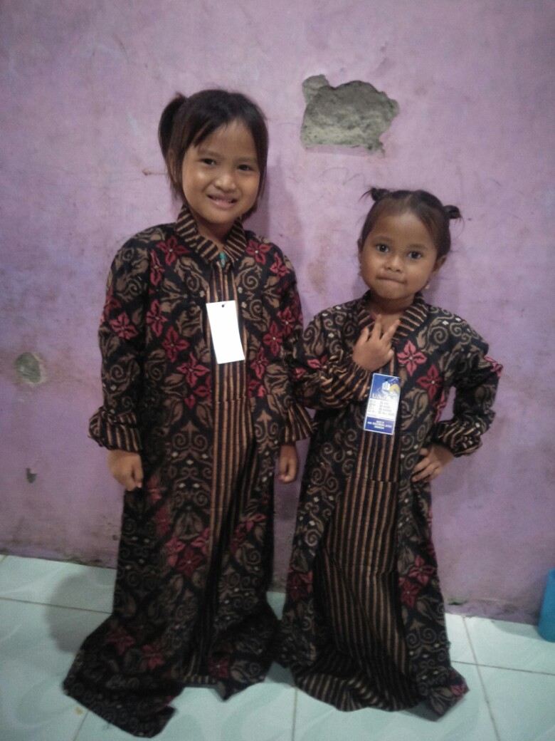 Gamis Batik Kombinasi Lurik Terbaru Ready Sampai Ld 120 Cardy