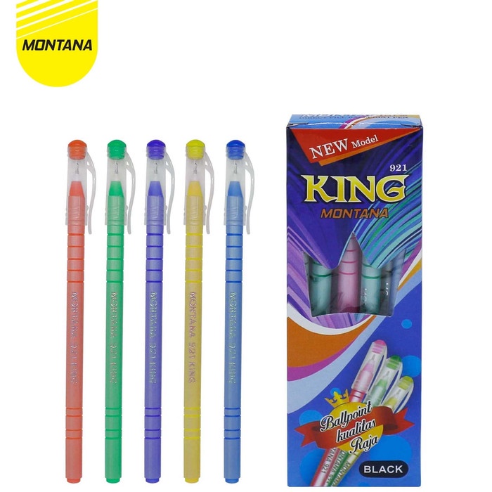 

Ball Pen / Pulpen / Pena Montana 921 KING BLACK INK promo