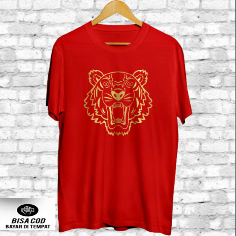 Kaos IMLEK YEAR OF TIGER K_6 Baju Kaos HARIMAU 6 Premium Quality Distro Baju Kaos IMLEK 2022 Murah S