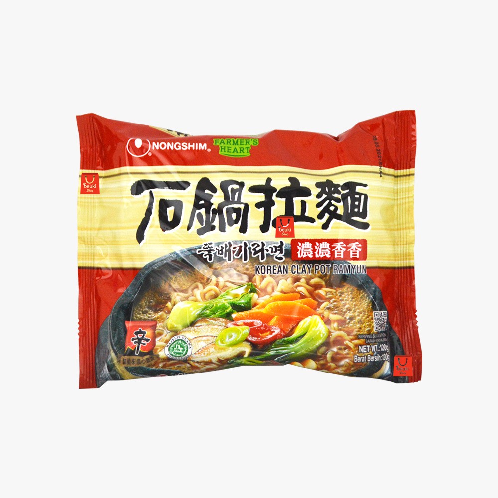 

Nongshim Korean Clay Pot Ramyun Mie Instan Khas Korea - 120gr