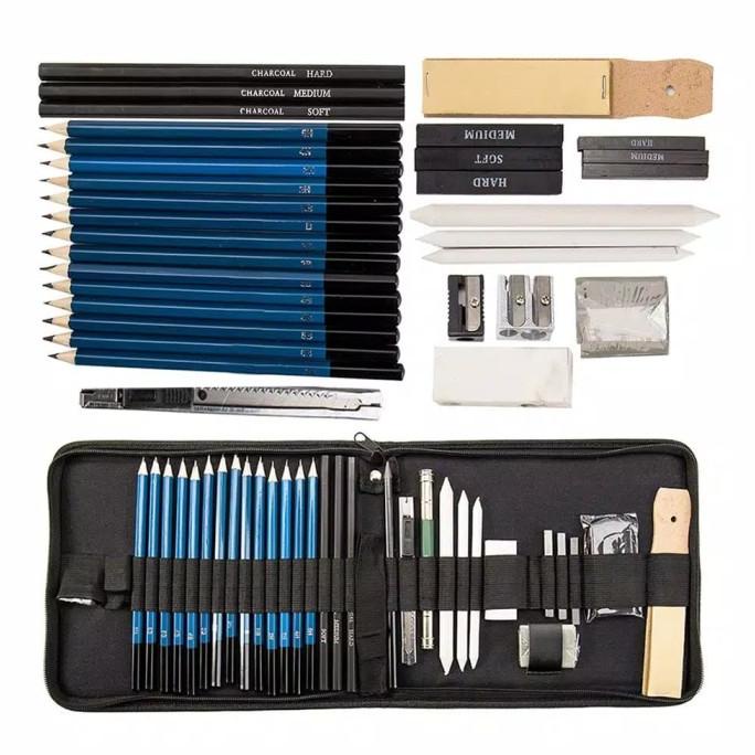 

TERBARU Sketching 40 Pcs Pencil Set Drawing Kit Tools Pensil Gambar Sketsa Art/CAT AKRILIK SET/CAT AKRILIK SET 24 WARNA/CAT AKRILIK PASTEL/CAT AIR/CAT AIR LUKIS SET/CAT AIR GIOTTO/KUAS LUKIS 1 SET/KUAS LUKIS KECIL/KUAS LUKIS LENGKAP/KANVAS LUKIS/KANVAS