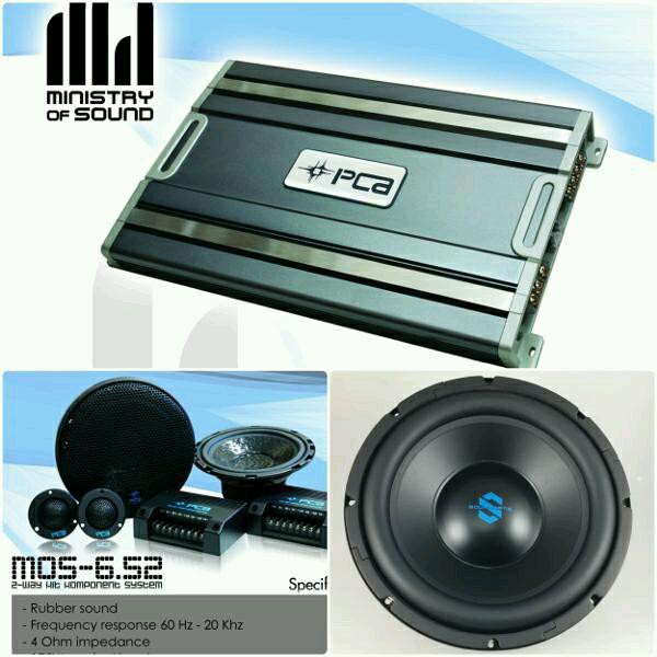 Paket Audio fullset PCA SQ Terbaik