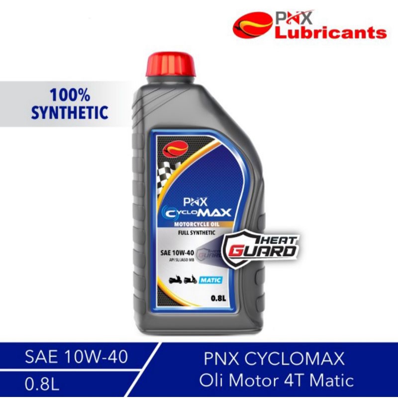MC - PNX CYCLOMAX Oli Motor 4T Matic Full Synthetic 0.8L SAE 10W-40