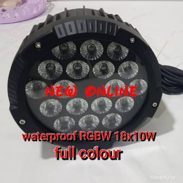 Parled waterproof/anti air 18x10watt RGBW full colour