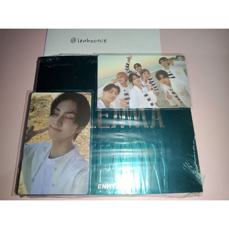 ALBUM ENHYPEN DIMENSION: ESSENTIAL VER UNSEALED PHOTOCARD JUNGWON ODYSSEUS TUSPI POKE CHEEKS ESS GRO