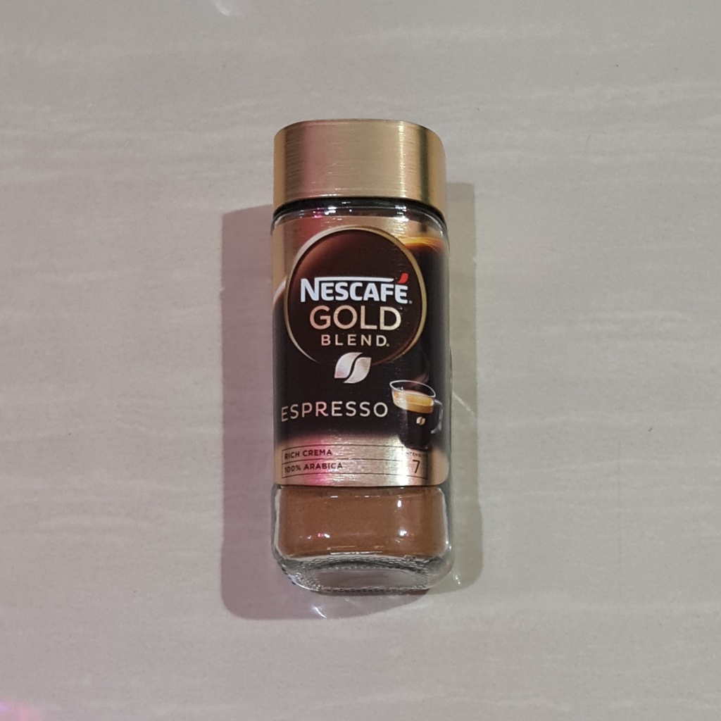 Kopi Nescafe Gold Blend Espresso Rich Crema 100% Arabica Coffee 100 Gram