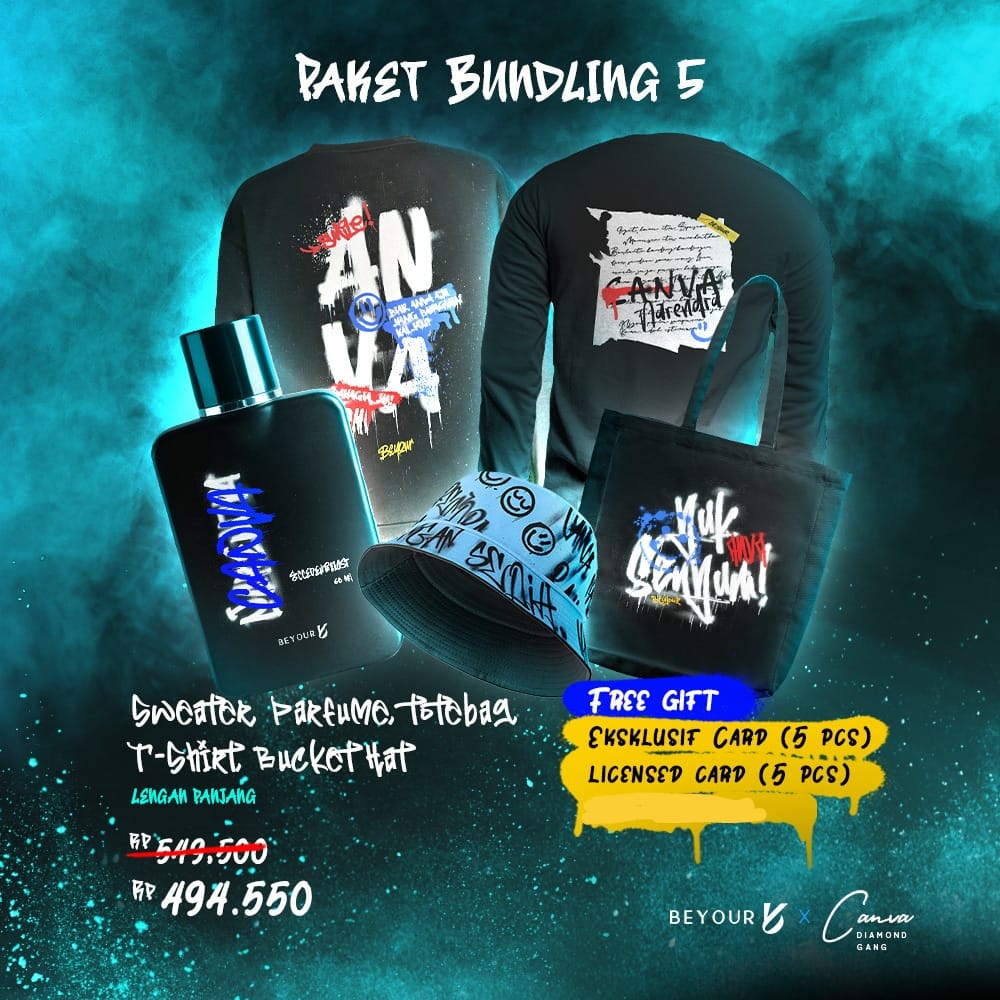 Pre Order Batch 2 Merchendise Bundling 5 Beyour x Canva By Akad