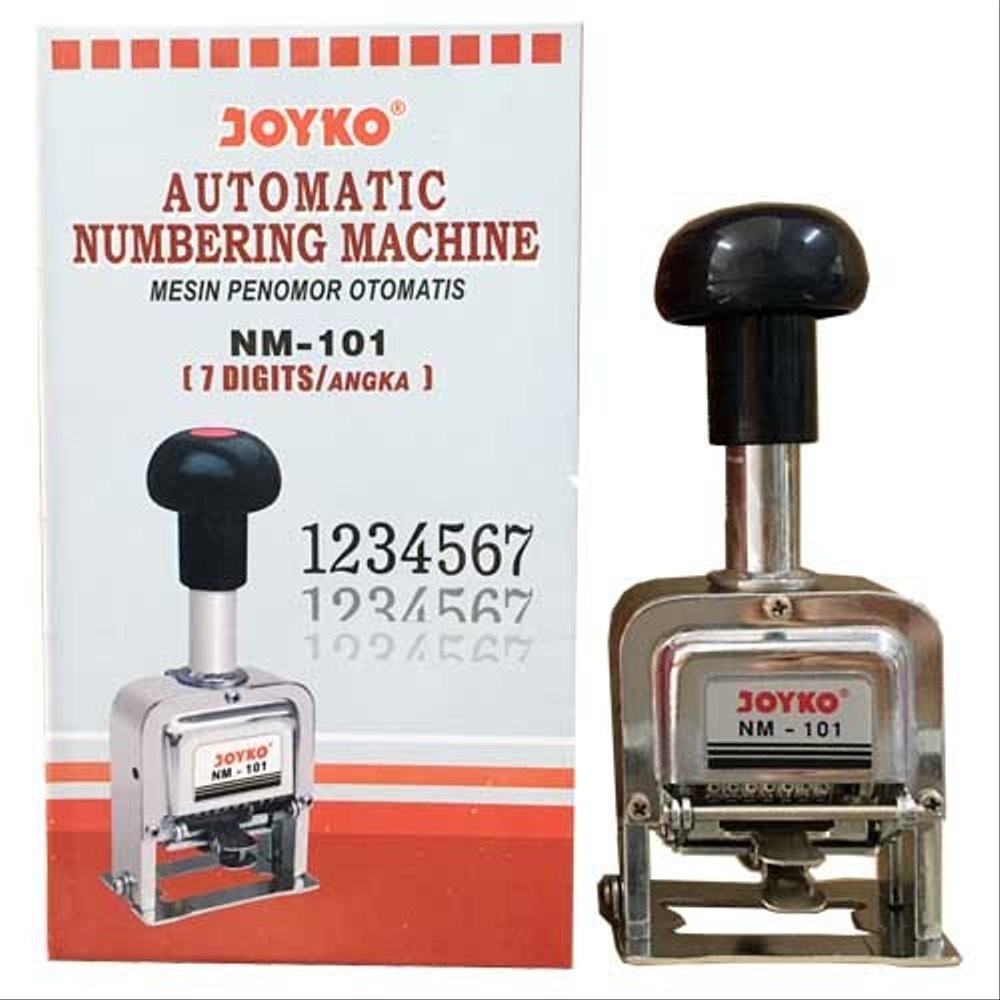 

Stempel Nomor Otomatis / Automatic Numbering Joyko NM-101 7 Digit