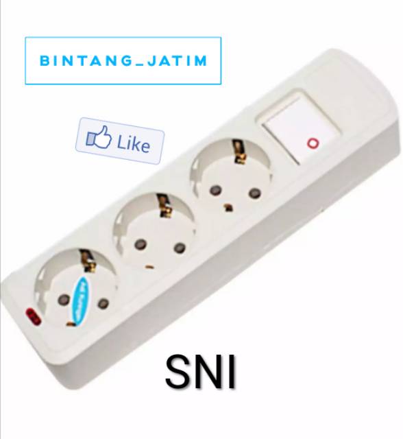 Stop Kontak + switch / socket + on/off / SNI