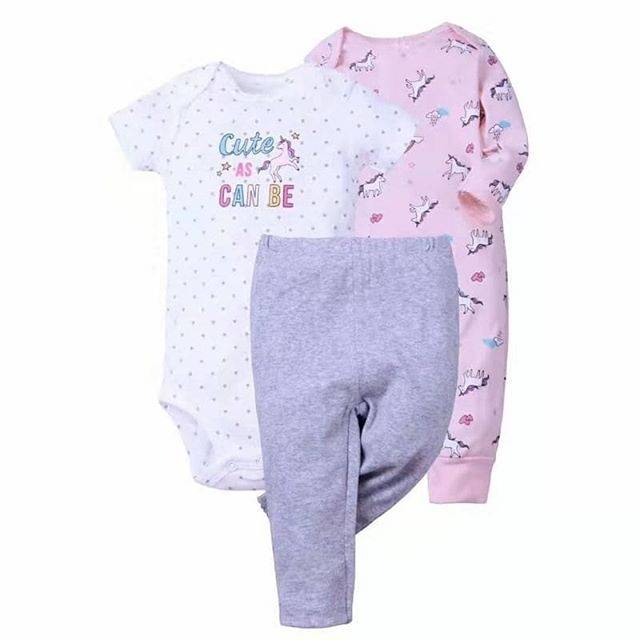 Baju Bayi Carters 3in1 - Long Suits Cute Unicorn