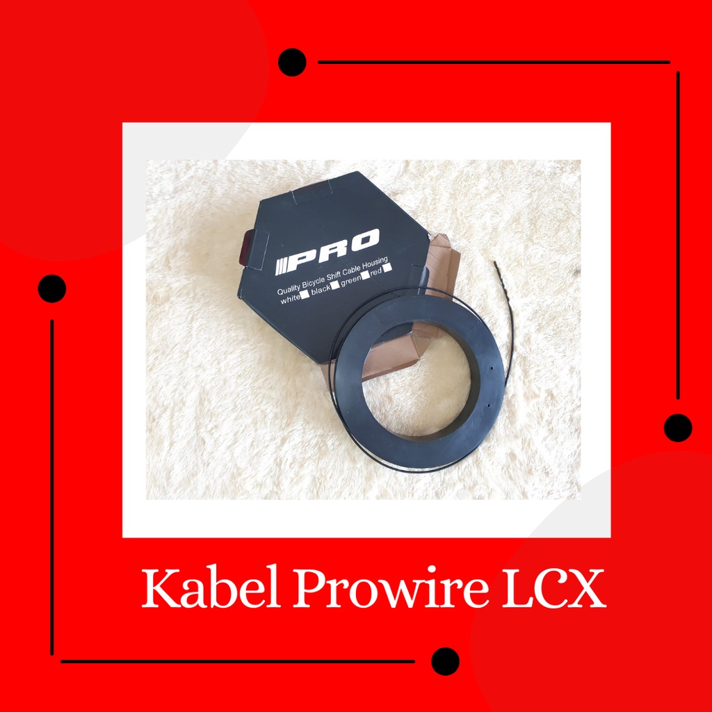 Kabel Prowire LCX Cable Housing Jagwire Kabel Outer Luar Shifter Hitam per 1 meter