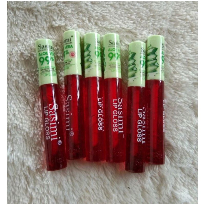 (Per Box isi 24 Pcs)Liptint Sasimi Aloevera 99% S721