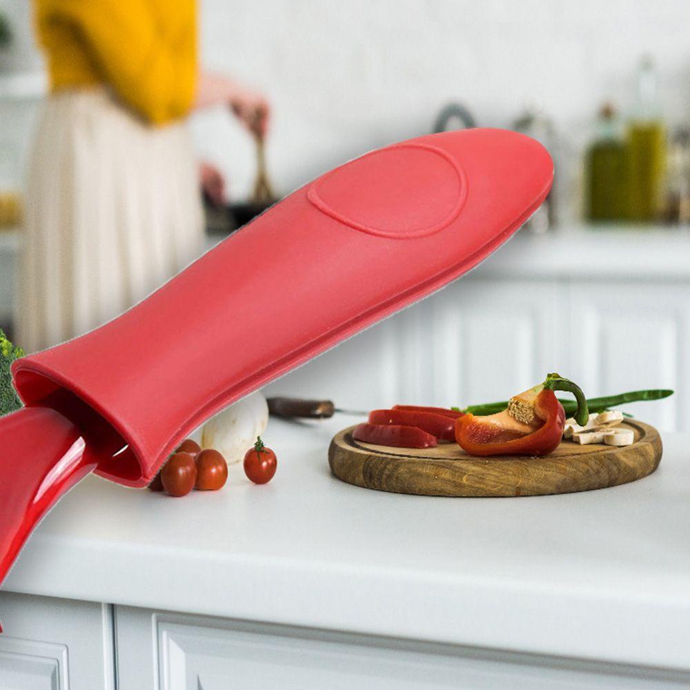 Top Saucepan Handle Tahan Panas Bagian Peralatan Masak Kitchen Tools Sleeve Slip Cover Grip