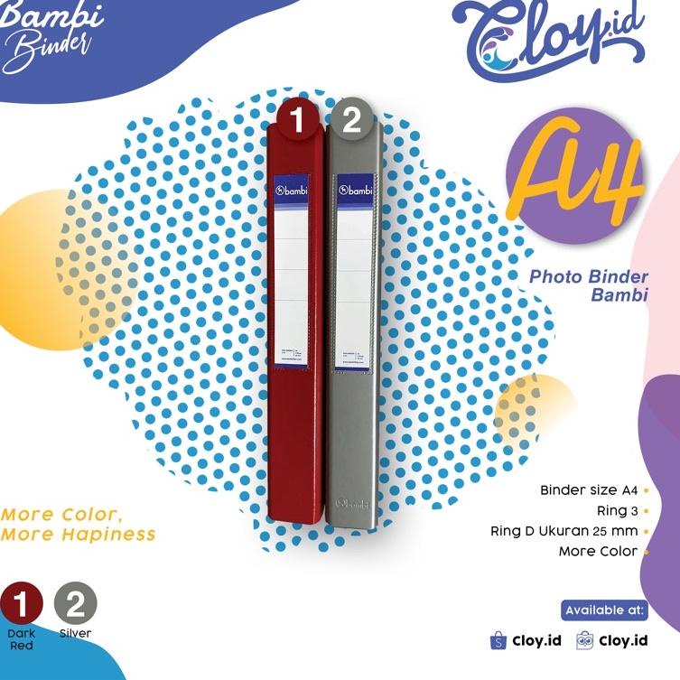 

[KODE PRODUK YRA0P3369] BINDER BAMBI A4 & A5