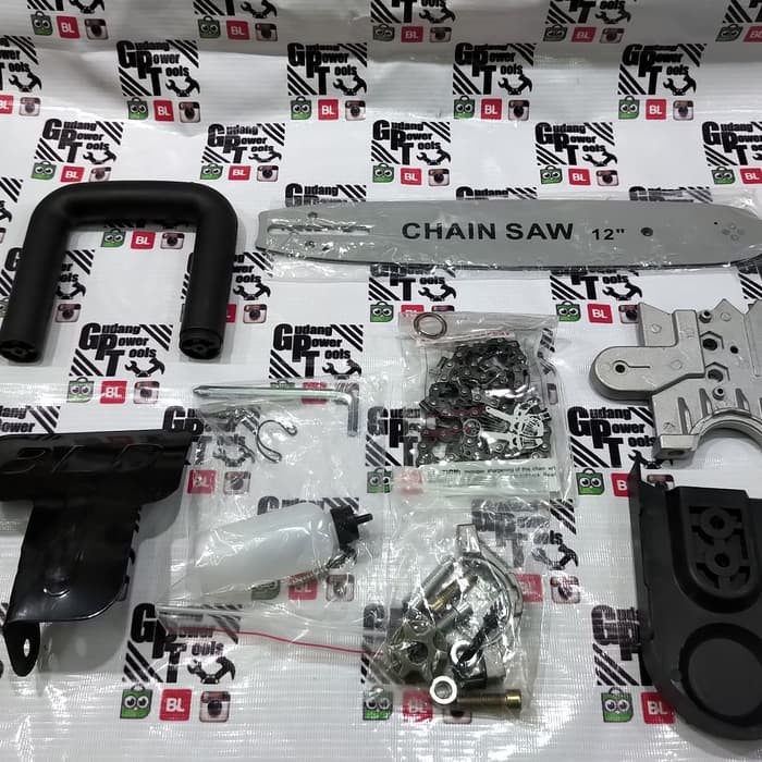 Chainsaw Mini Chain Saw Gergaji Potong Kayu Gerinda 12inch