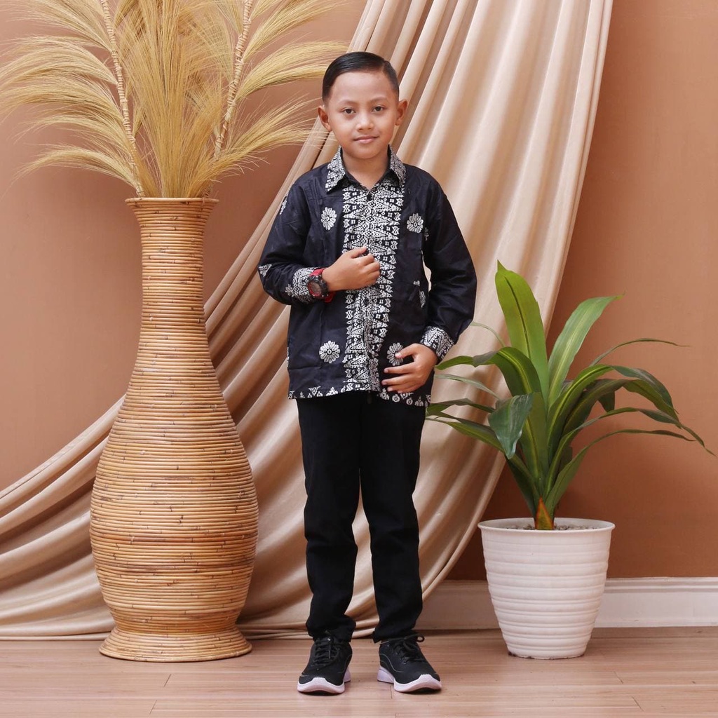 Setelan Baju Batik Motif Songket Bahan Katun Prima