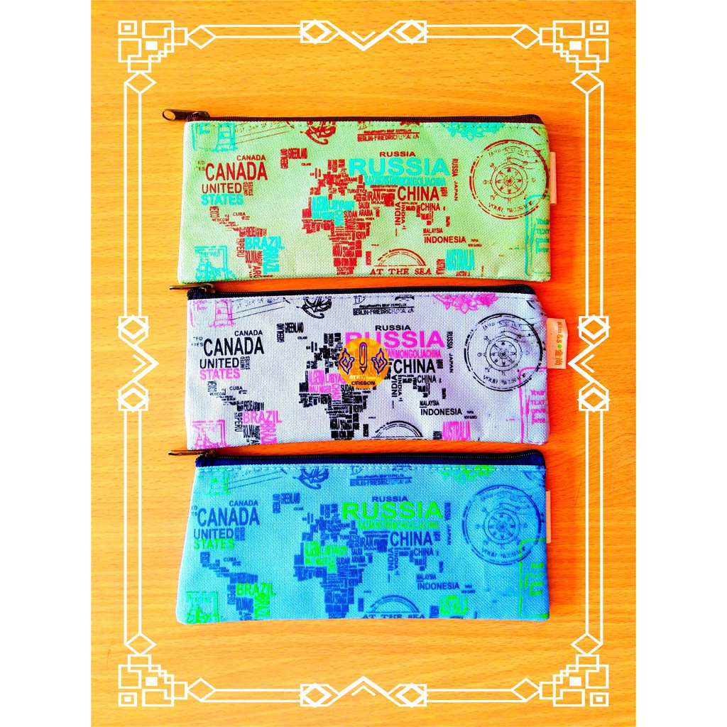 

Tempat Pensil Sleting Kain Im164 JS-01-02-A5 Pencil Case Country